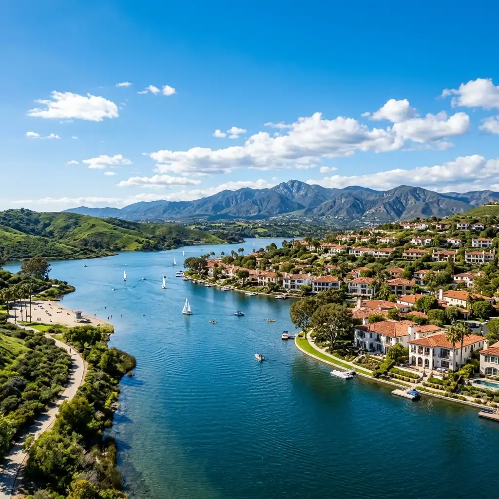 Lake Mission Viejo waterfront homes